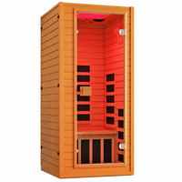 Infrared Sauna Designed for Home Recovery, Red Light Therapy, Canadian Hemlock Wood, Full Spectrum Heat