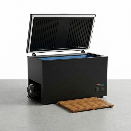 Cold Plunge Tub Engineered for Year-Round Recovery, Built-In Chiller, Ozone Sanitation, Weatherproof Design — Studio Shot