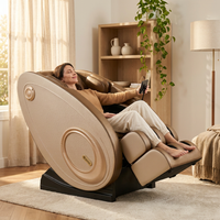 Massage Chair Zero Gravity Full Body with Heating and Bluetooth - Gold — Lifestyle