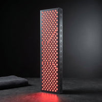 Red Light Therapy Panel Device – Full Body Panel, 660Nm Red & 850Nm near Infrared Light Therapy, LED Light Therapy Lamp, 300 Dual Chip Leds, Timer, Hanging Kit Included – PRO1500 — Studio Shot