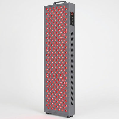 Red Light Therapy Panel Designed for Full Body Treatment, 660nm Red & 850nm NIR, 300 Dual Chip LEDs, Timer & Mount